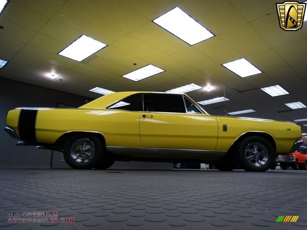 1967 Dart GT 2 Door Hardtop - Bright Yellow / Black photo #15