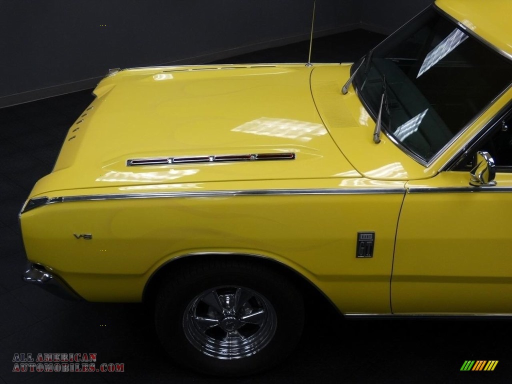 1967 Dart GT 2 Door Hardtop - Bright Yellow / Black photo #50
