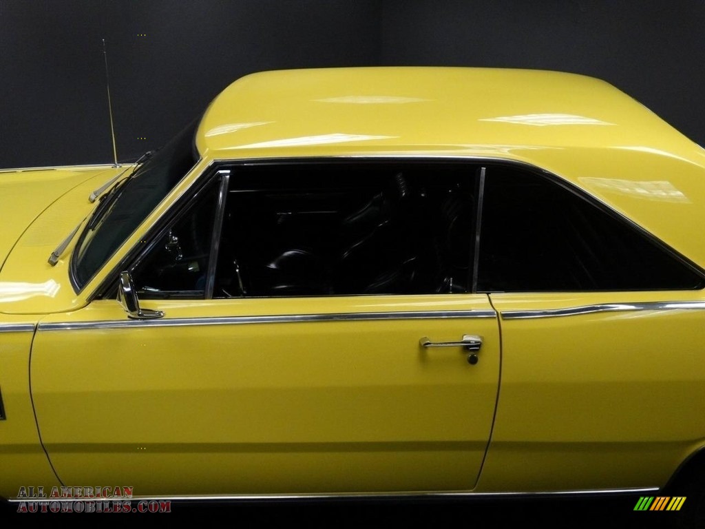 1967 Dart GT 2 Door Hardtop - Bright Yellow / Black photo #52