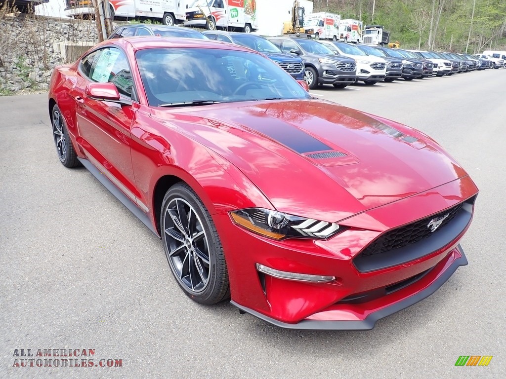 2020 Mustang EcoBoost Fastback - Rapid Red / Ebony photo #3