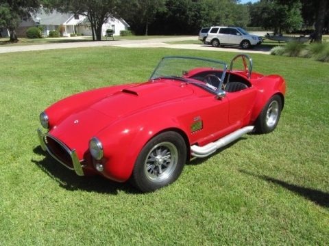 Red 1965 Shelby Cobra Superformance Roadster