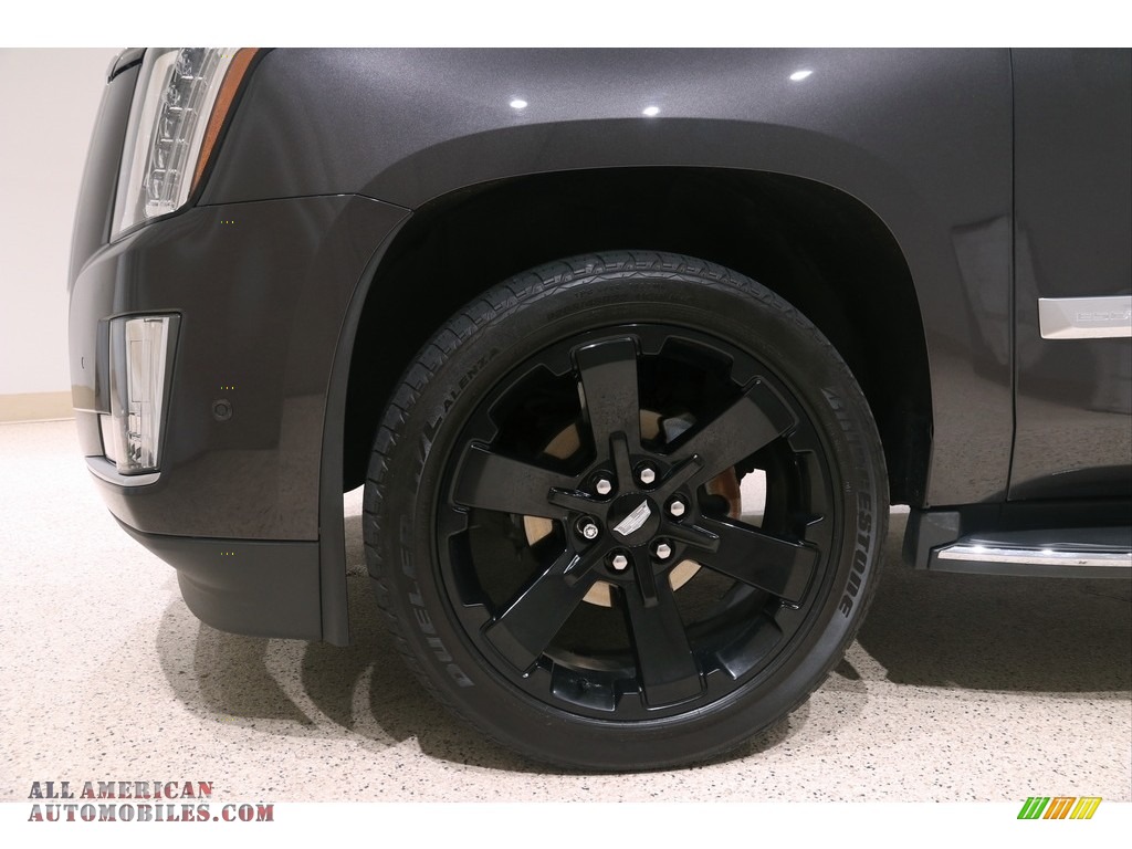 2018 Escalade Luxury 4WD - Dark Granite Metallic / Kona Brown/Jet Black photo #34