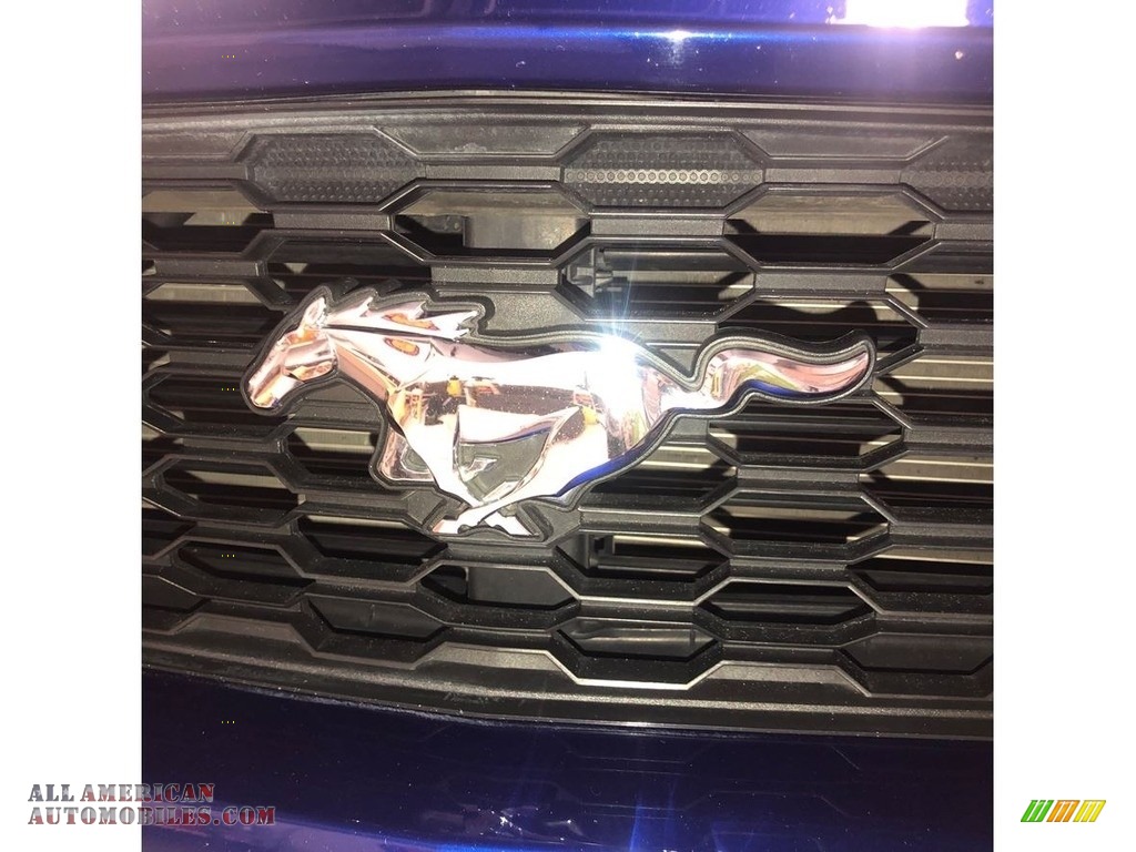 2016 Mustang EcoBoost Premium Coupe - Deep Impact Blue Metallic / Dark Ceramic photo #18