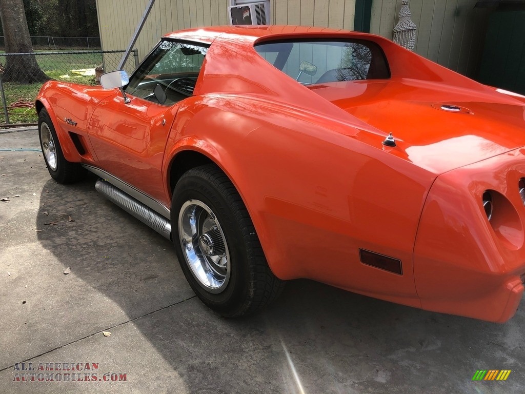 1975 Corvette Stingray Coupe - Orange Flame / Medium Saddle photo #1