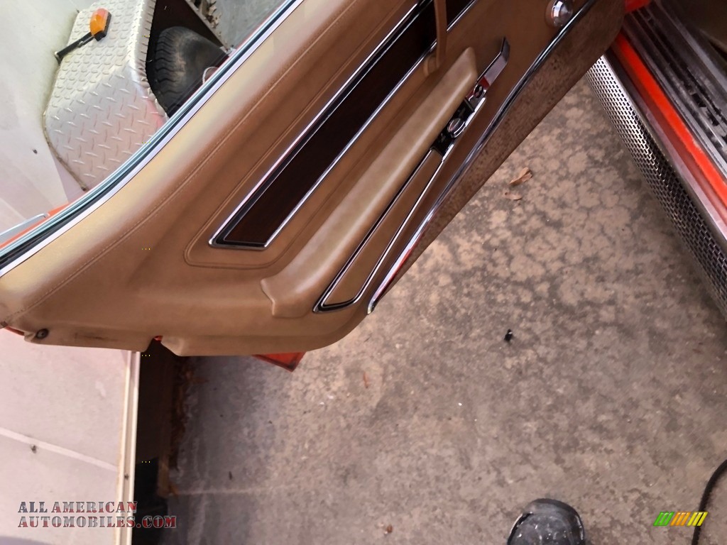 1975 Corvette Stingray Coupe - Orange Flame / Medium Saddle photo #13
