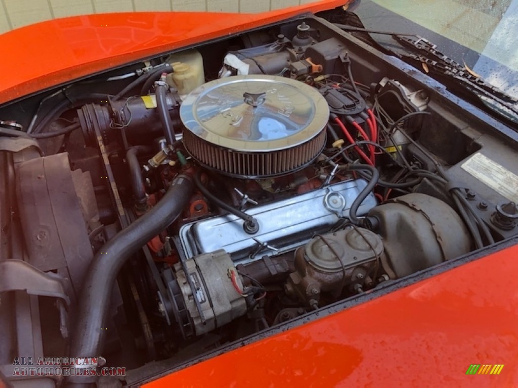 1975 Corvette Stingray Coupe - Orange Flame / Medium Saddle photo #21