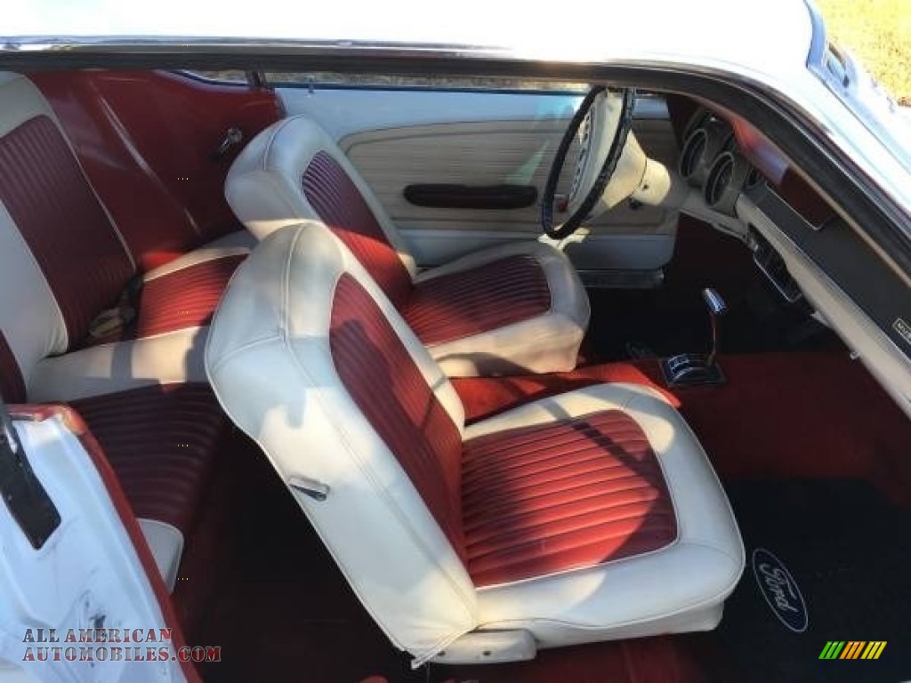 1968 Mustang Coupe - Wimbledon White / Dark Red photo #3