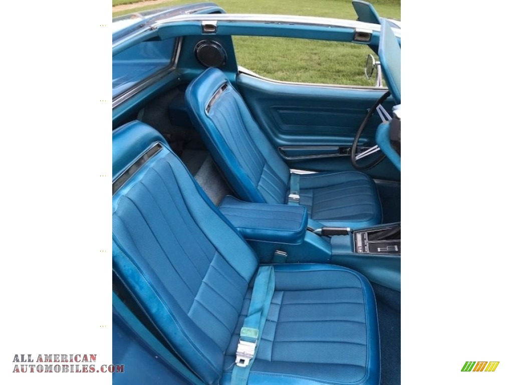 1970 Corvette Stingray Sport Coupe - Mulsanne Blue / Blue photo #10