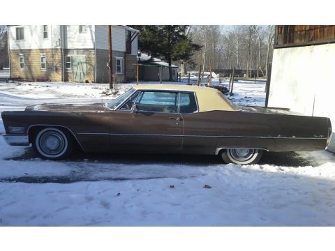 Chestnut Brown 1968 Cadillac DeVille Coupe