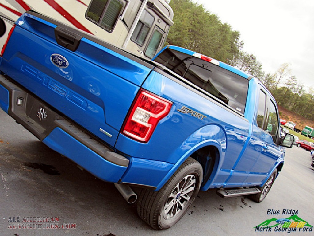 2019 Ford F150 Xlt Supercab In Velocity Blue Photo 34 A23326 All