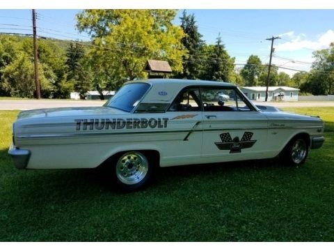 White 1964 Ford Fairlane 500 Thunderbolt Clone