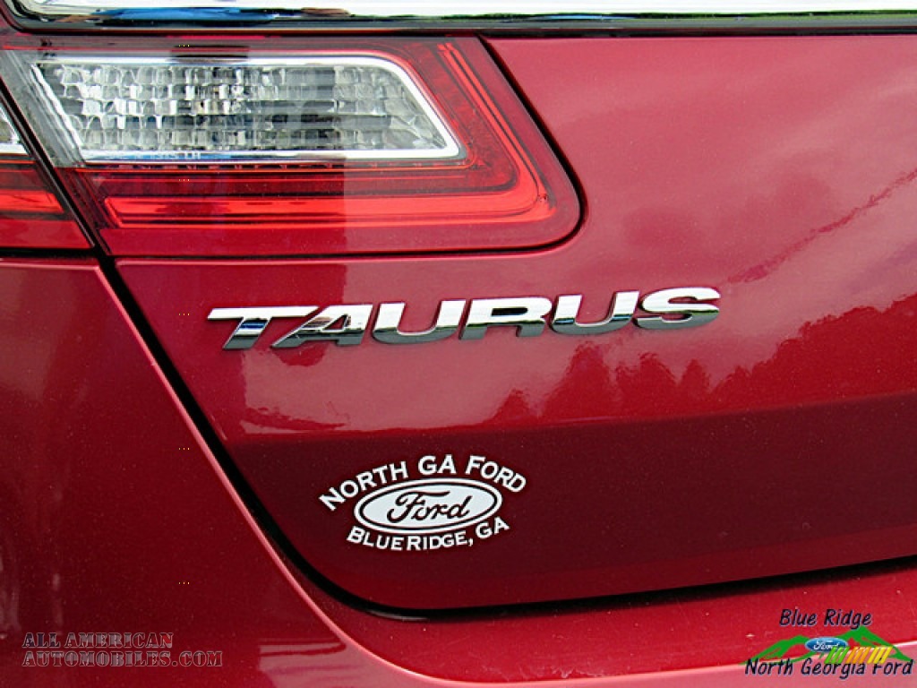 2013 Taurus Limited - Ruby Red Metallic / Charcoal Black photo #31