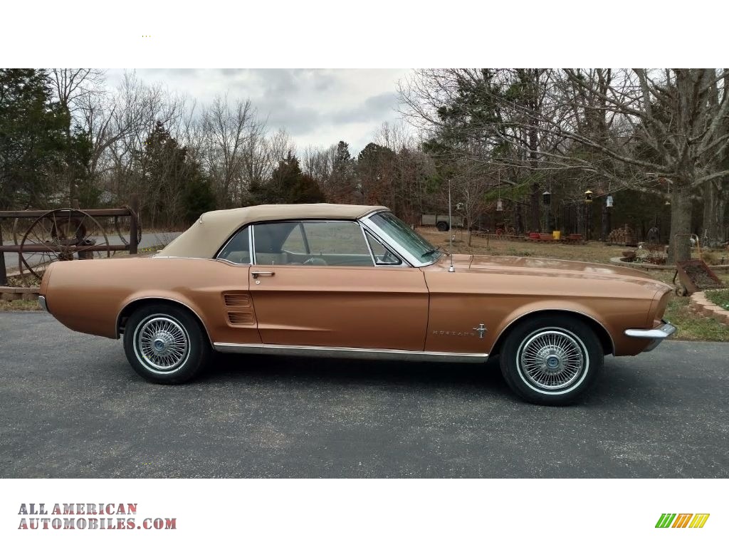 1967 Mustang Convertible - Copper / Parchment photo #1