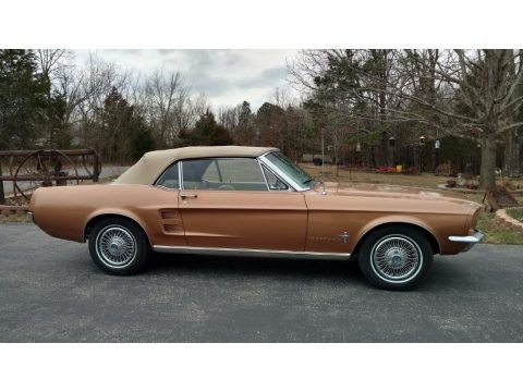 Copper 1967 Ford Mustang Convertible