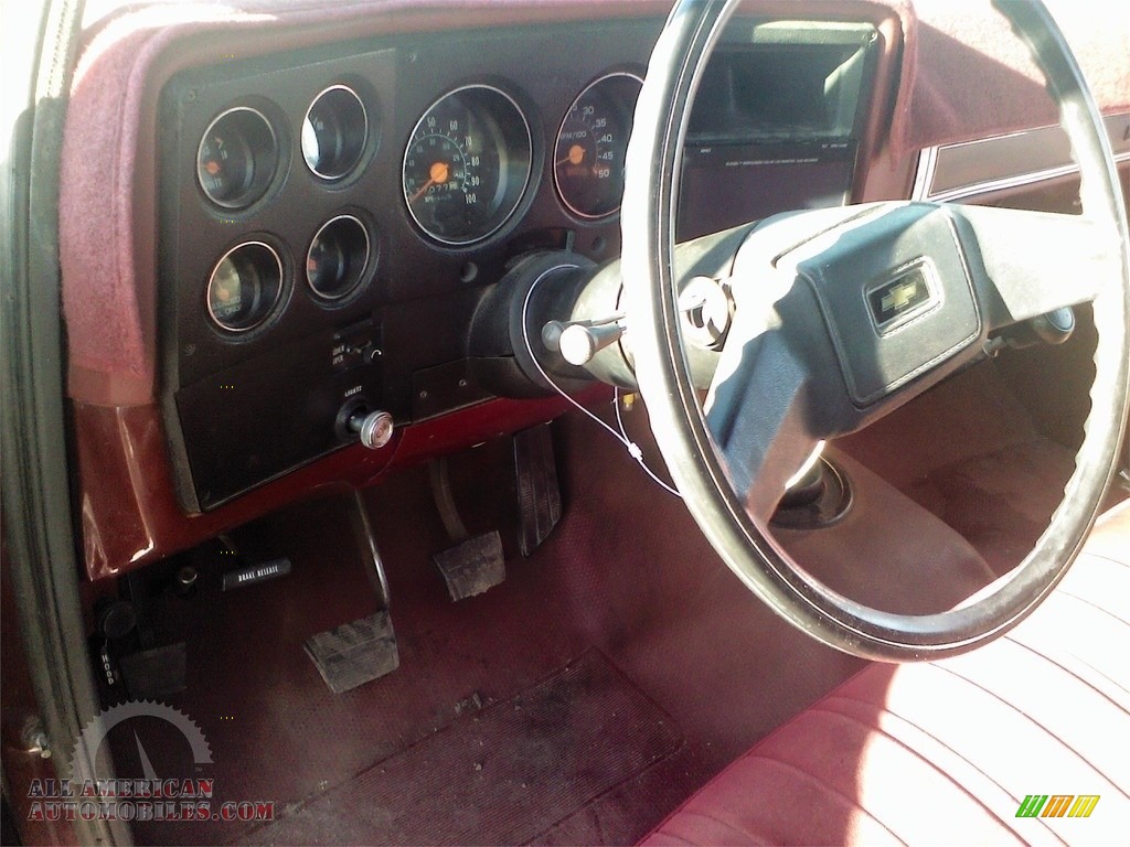 1979 C/K C20 Scottsdale Camper Special Regular Cab - Dark Carmine Red / Red photo #3