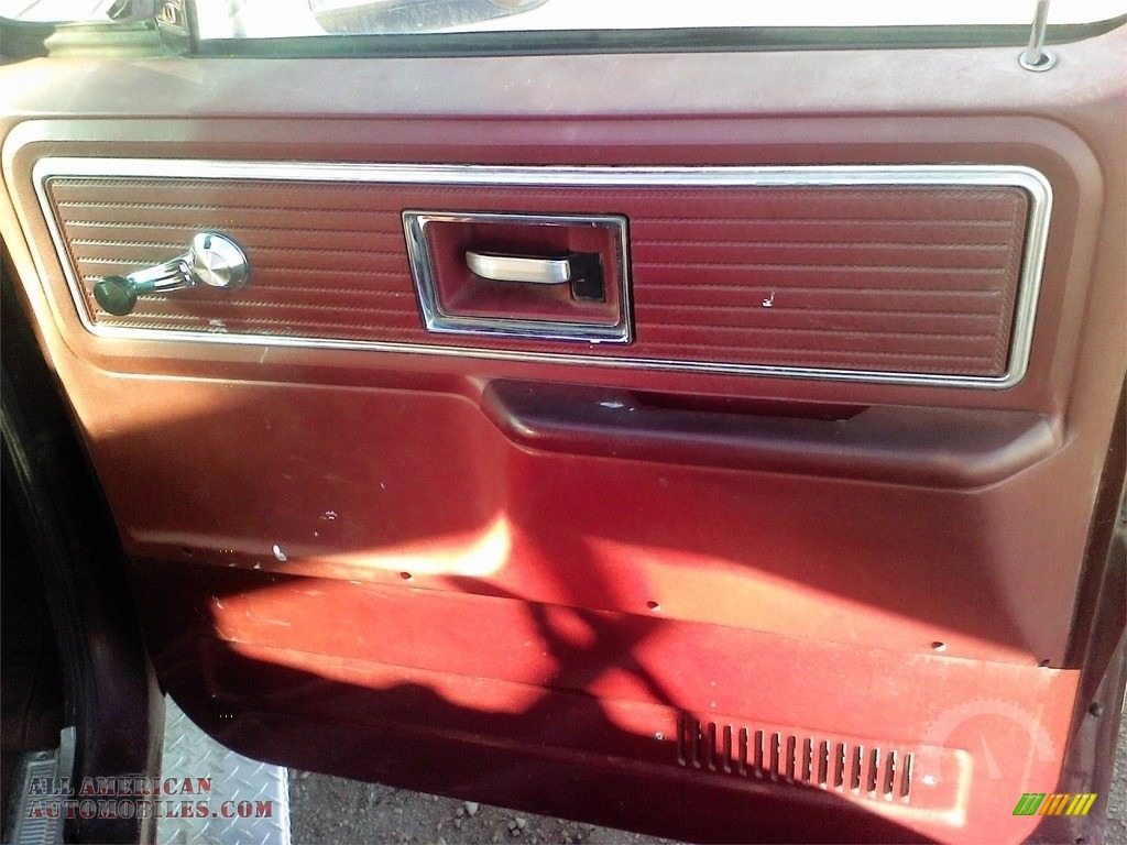 1979 C/K C20 Scottsdale Camper Special Regular Cab - Dark Carmine Red / Red photo #10