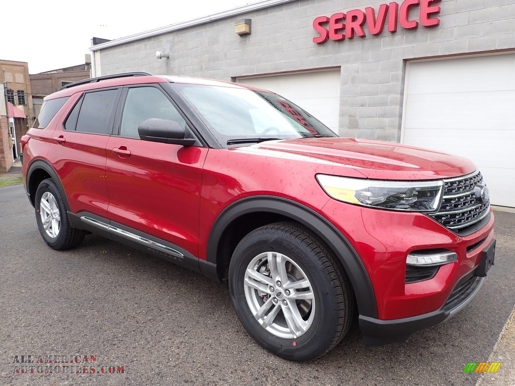 2020 Ford Explorer XLT 4WD in Rapid Red Metallic photo 9 B91319