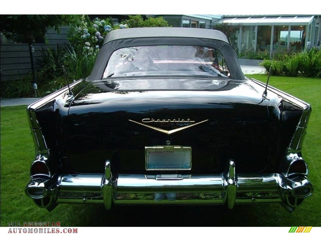 1957 Bel Air Convertible - Black / Red/Silver photo #4