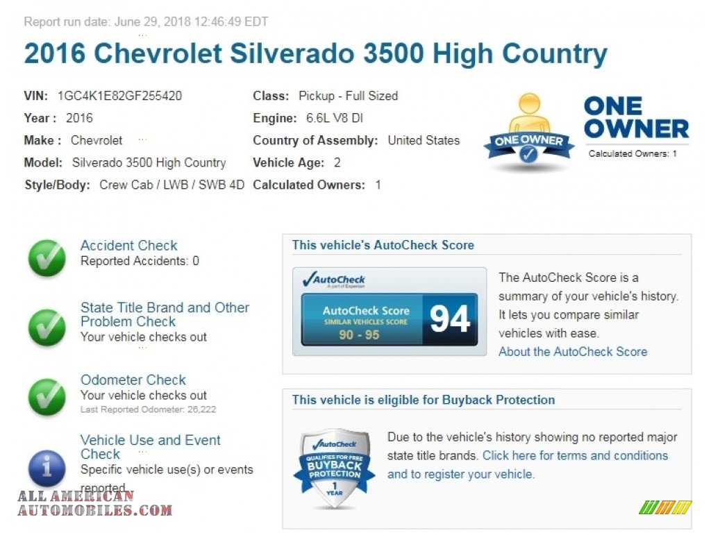 2016 Silverado 3500HD High Country Crew Cab 4x4 - Black / High Country Saddle photo #2