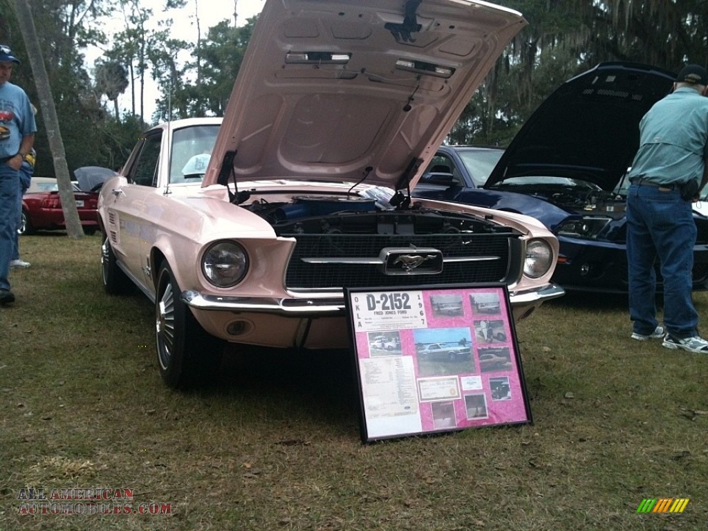 1967 Mustang Sports Sprint Package Coupe - Dusk Rose / Deluxe Black photo #2