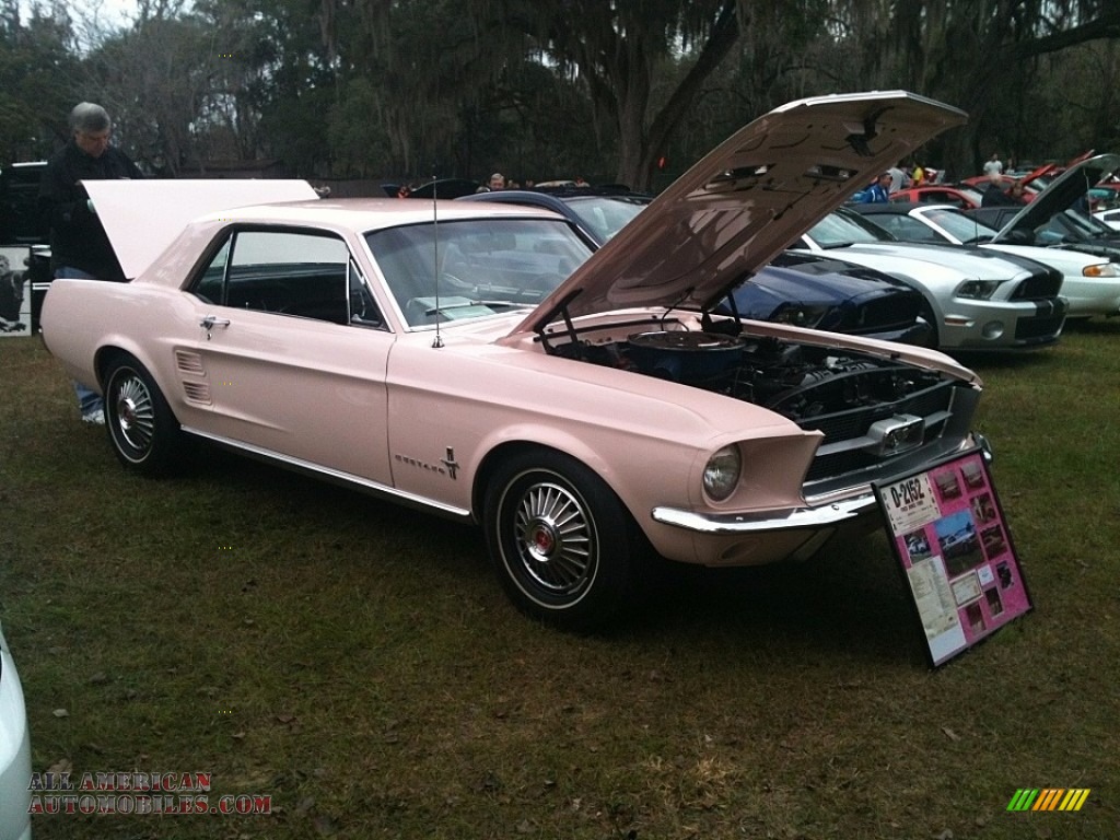 1967 Mustang Sports Sprint Package Coupe - Dusk Rose / Deluxe Black photo #3