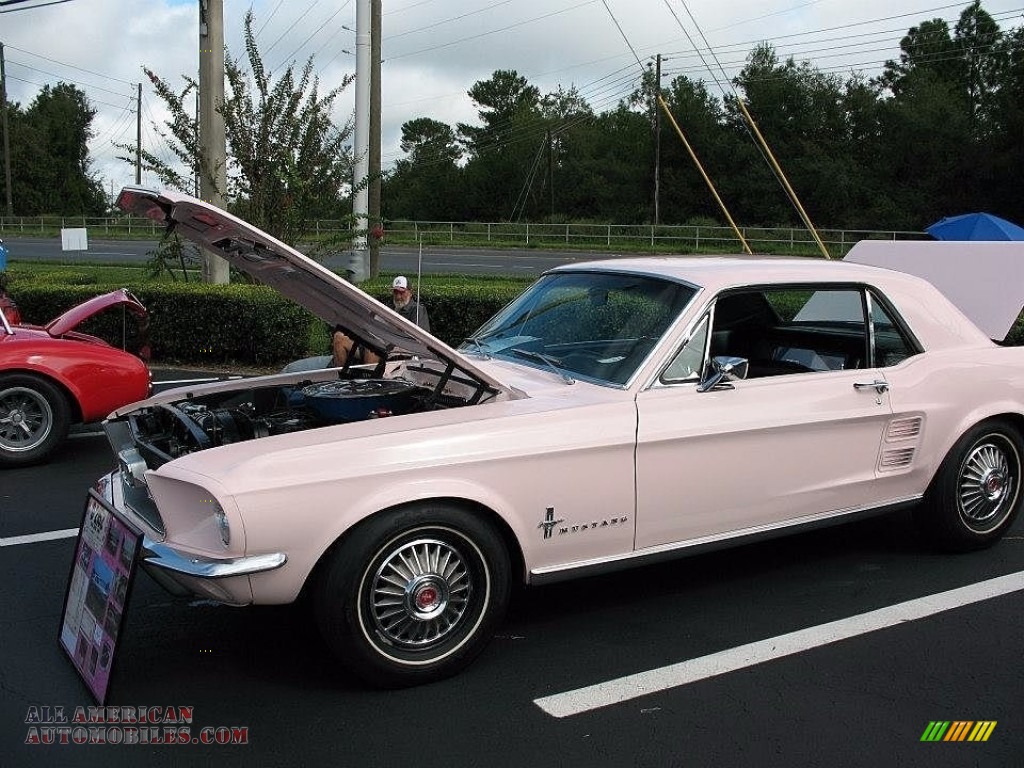 1967 Mustang Sports Sprint Package Coupe - Dusk Rose / Deluxe Black photo #4