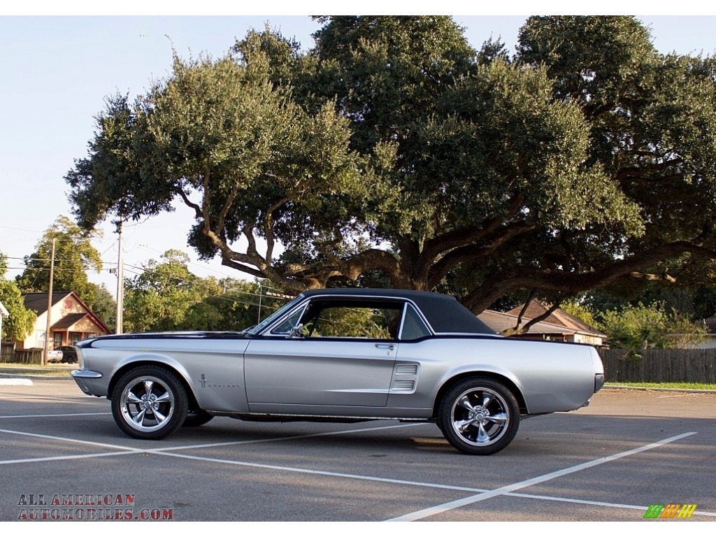 1967 Mustang Coupe - Silver / Black photo #1