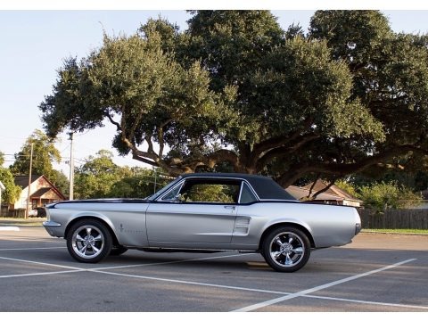 Silver 1967 Ford Mustang Coupe