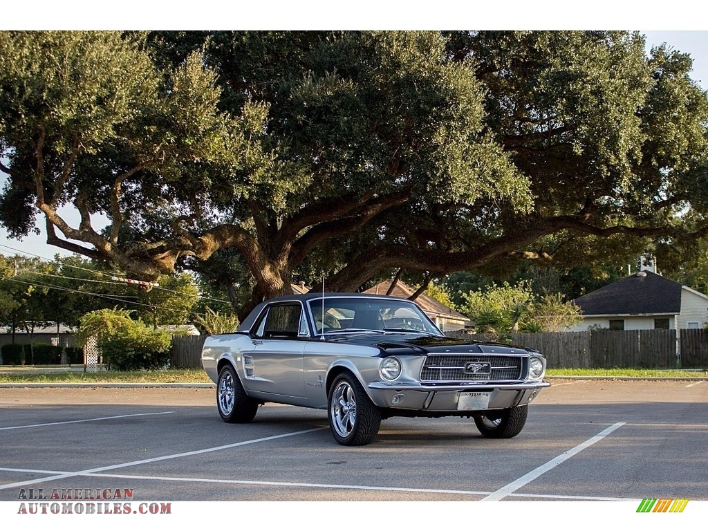 1967 Mustang Coupe - Silver / Black photo #2