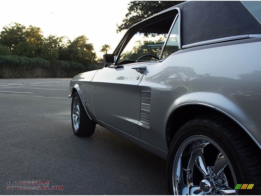 1967 Mustang Coupe - Silver / Black photo #4