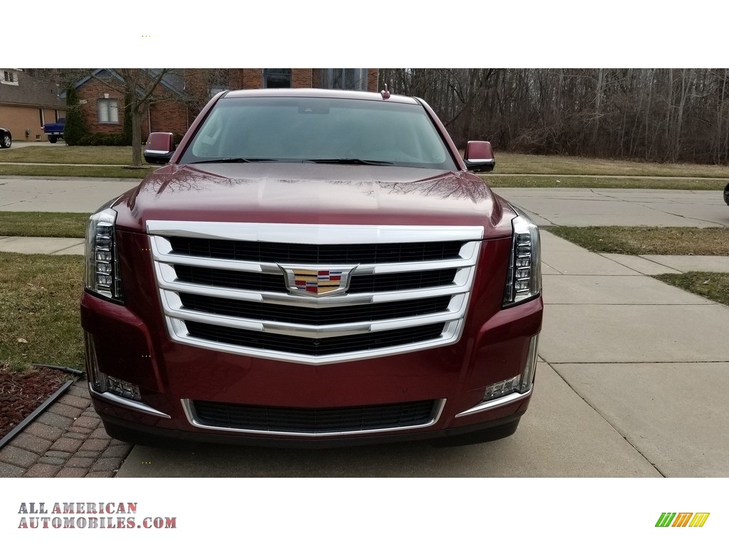 2017 Escalade Luxury 4WD - Red Passion Tintcoat / Shale/Cocoa Accents photo #3
