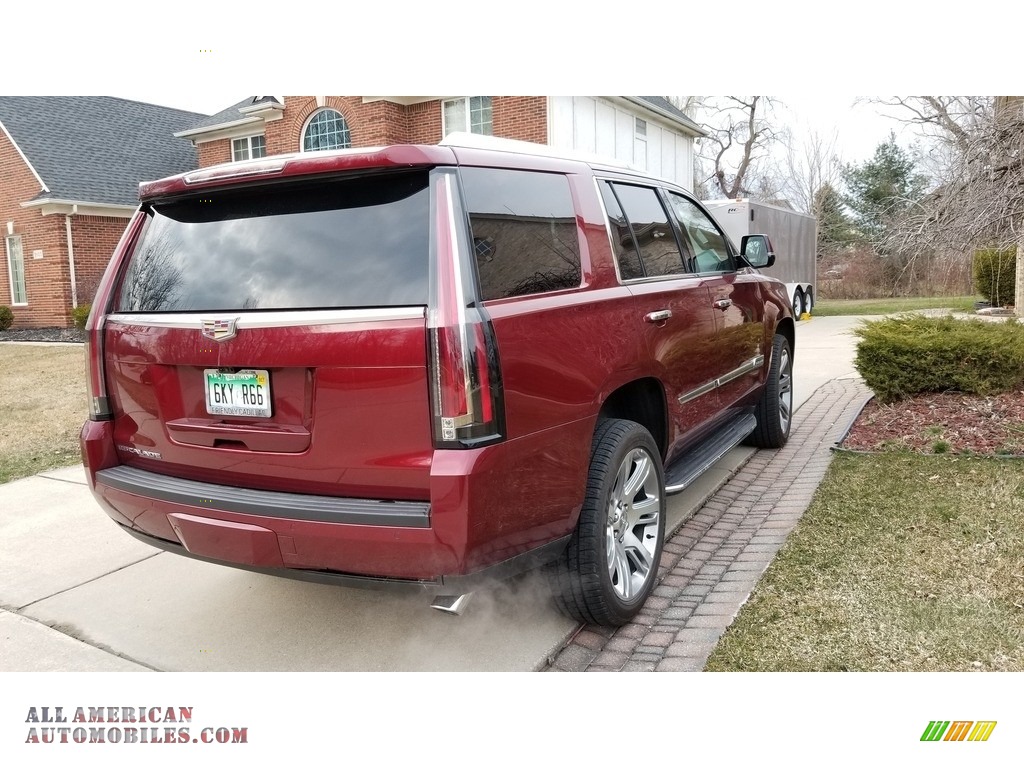 2017 Escalade Luxury 4WD - Red Passion Tintcoat / Shale/Cocoa Accents photo #4