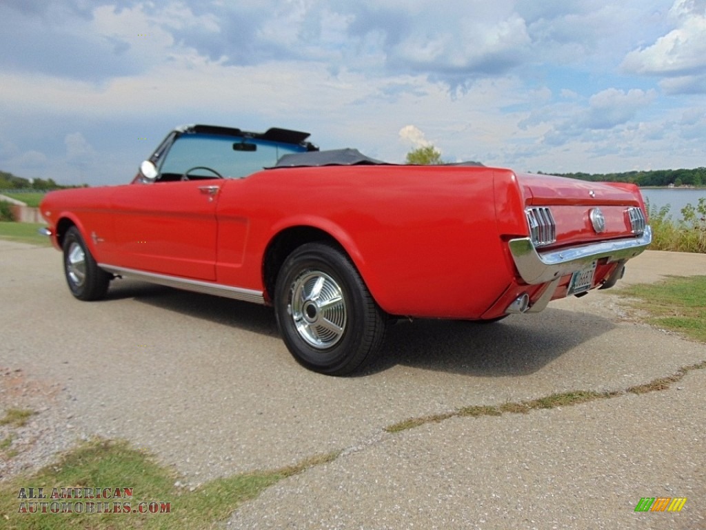 1966 Mustang Convertible - Red / Black photo #3