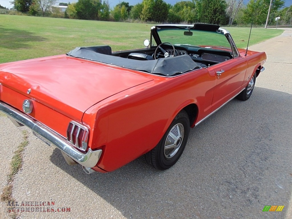 1966 Mustang Convertible - Red / Black photo #6