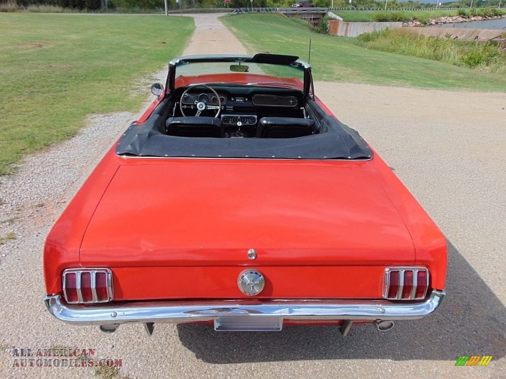 1966 Mustang Convertible - Red / Black photo #7