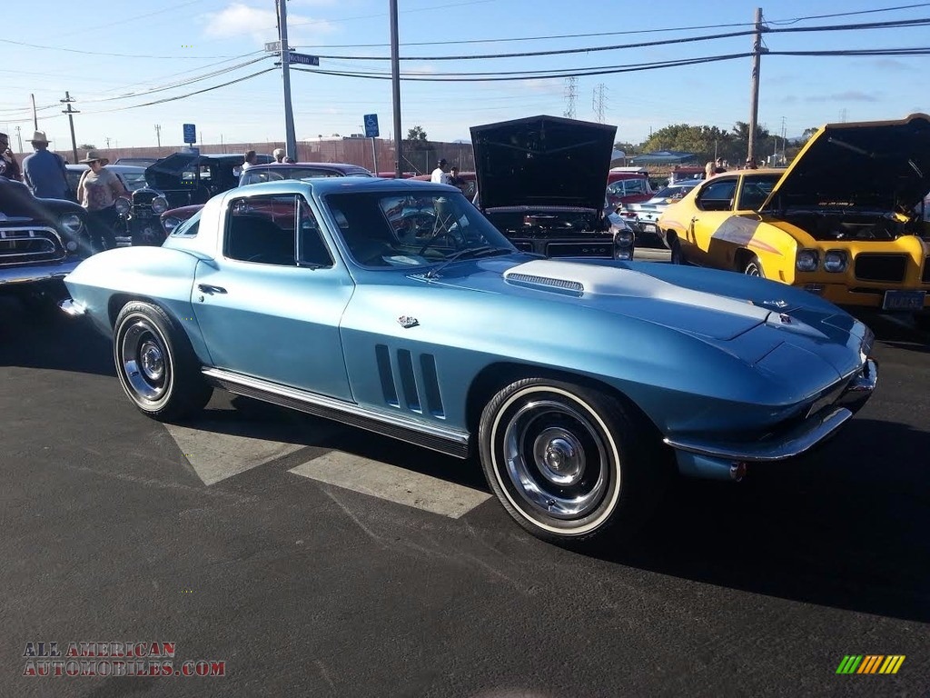1966 Corvette Sting Ray Coupe - Marina Blue / Black photo #1