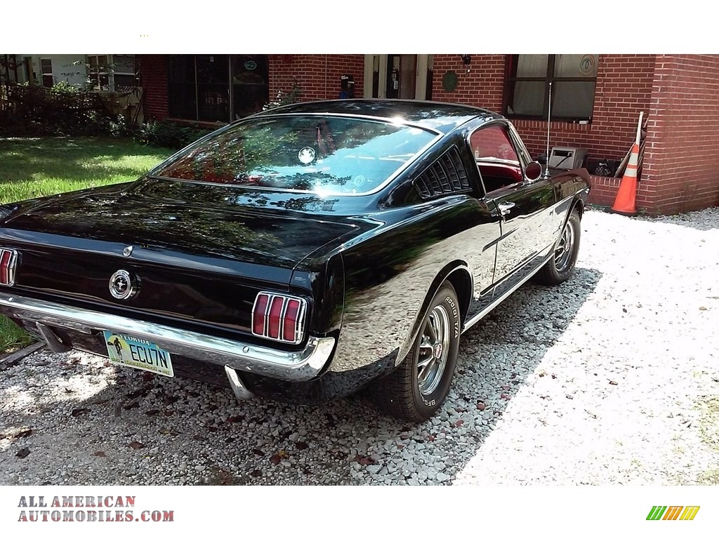 1965 Mustang Fastback - Raven Black / Red photo #5