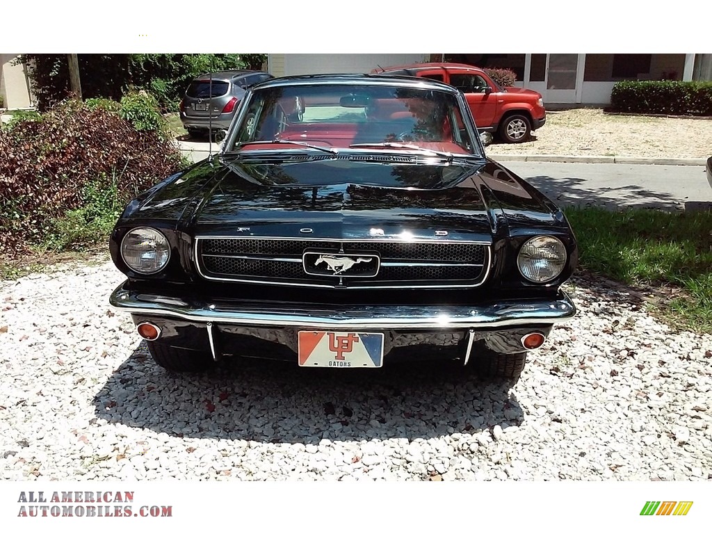 1965 Mustang Fastback - Raven Black / Red photo #8