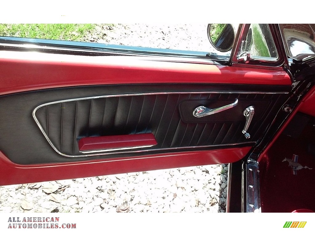 1965 Mustang Fastback - Raven Black / Red photo #24