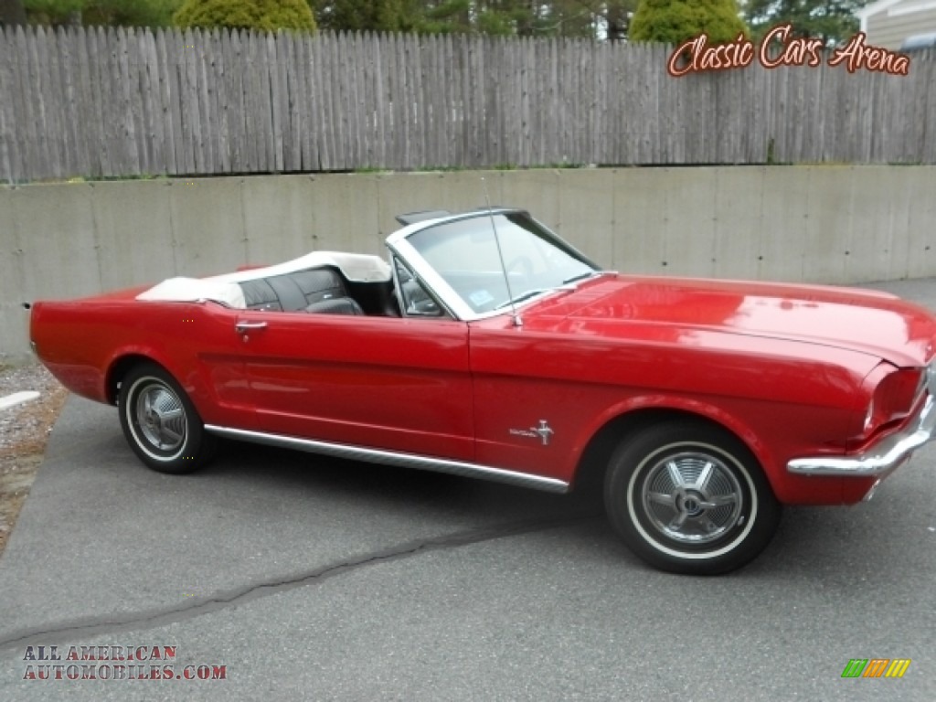 1966 Mustang Convertible - Red / Black photo #2