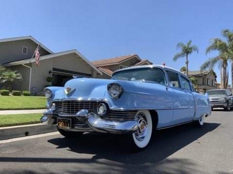 Baby Blue 1954 Cadillac Series 62 4 Door Sedan