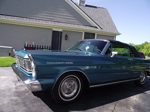 Twilight Turquoise 1965 Ford Galaxie 500 Convertible