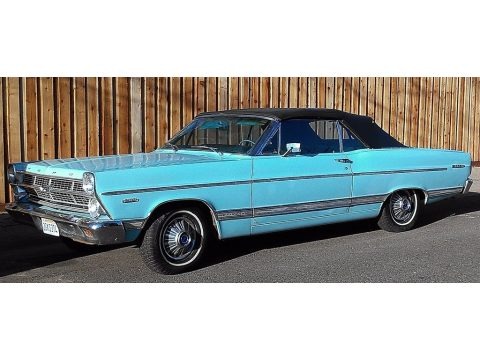 Frost Turquoise 1967 Ford Fairlane 500 Convertible