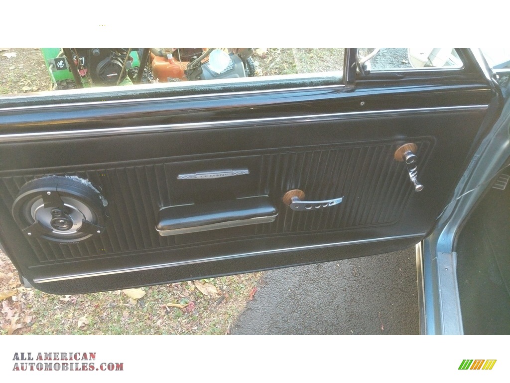 1966 LeMans Hardtop Coupe - Marina Turquoise / Black photo #25