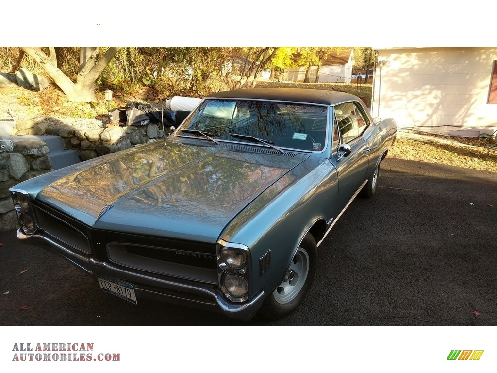 1966 LeMans Hardtop Coupe - Marina Turquoise / Black photo #33