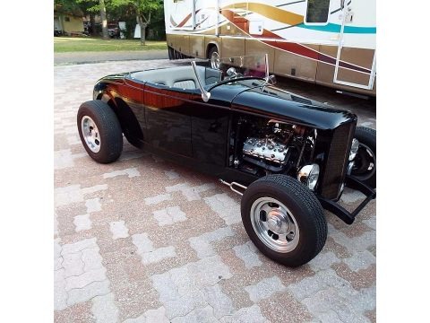 Black 1932 Ford Roadster 
