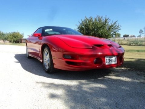Bright Red 1998 Pontiac Firebird Formula Coupe