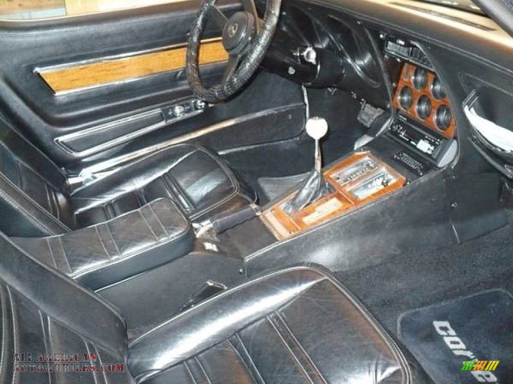 1976 Corvette Stingray Coupe - Black / Black photo #4