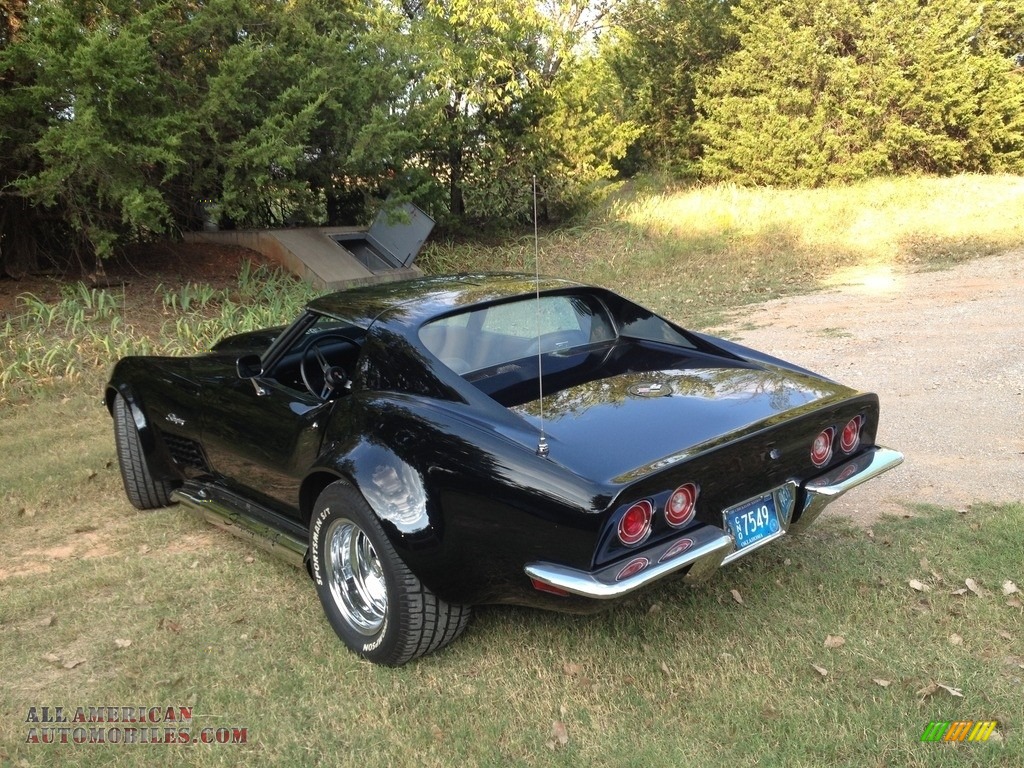 1970 Corvette Stingray Sport Coupe - Black / Black photo #4