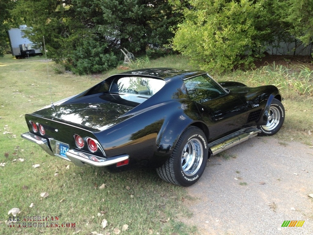 1970 Corvette Stingray Sport Coupe - Black / Black photo #12